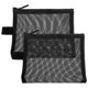 thumbnail image 1 of 2 bolsas de malla para cosméticos, de nailon, para guardar artículos de tocador y maquillaje., 1 of 8