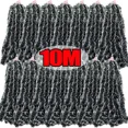 thumbnail image 2 of 10M Christmas Tinsel Ribbons Green Cane Ribbon Garland Xmas Tree Hanging Pendent Ribbons Wreath Ornaments Party Home Decoration, 2 of 5