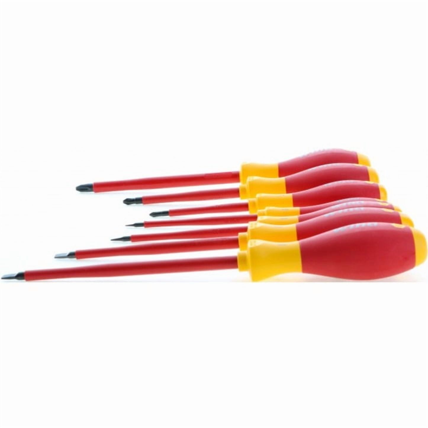 Wiha Insulated SoftFinish Slotted/Phillips Screwdriver Set (7 Piece Set)
