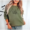 thumbnail image 4 of JUST A SMALL TOWN GIRL Graphic Unisex Fleece Pullover, 4 of 8