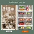thumbnail image 4 of DEBGFS Fridge Drawer Organizer  Mini Refrigerator Drawers Storage Box  Pull Out Refrigerator Drawer Organizer Bins  Fit for Fridge Shelf Under no grid, 4 of 11