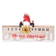 thumbnail image 1 of MYG Wooden Christmas Countdown Calendar Number Santa for Home Office Decoration, 1 of 9