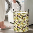 thumbnail image 4 of Lsque Lilies Flowers pattern Laundry Hamper Basket, Tall Woven Rope Hamper Basket for Clothes, Lightweight Storage Basket, Collapsible Waterproof-Medium, 4 of 8