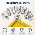 thumbnail image 2 of 8Pcs Hem Presser Foot Set, Wide Rolled Hemmer Pressure Foot, Sewing Machine Hemming Feet Accessories for Hand and Household Sewing Machines, 2 of 6