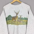 thumbnail image 3 of Vintage 90s White-Tailed Deer Wildlife Sweatshirt XL Animal Graphic Crewneck, 3 of 4