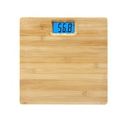Portable body scale, healthy household bamboo scale, weight weighing, bathroom bamboo electronic scale