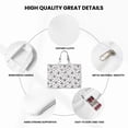 thumbnail image 5 of Salouo Funny Chicken for Canvas Tote File Bag, Tote Bag With Zipper Business Briefcase Document Bag with Handle A4 File Organizer Laptop Bag for Travel & Work, 5 of 8