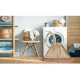 thumbnail image 2 of Ahgly Company Machine Washable Indoor Square Traditional Brown Gold Area Rugs, 7' Square, 2 of 7