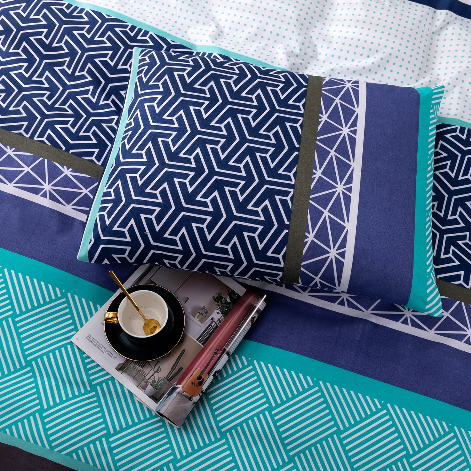 Buy Softe Duvet Cover Set Queen Size 3 Piece 100 Microfiber Duvet