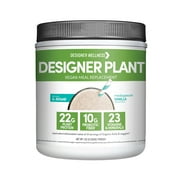 Designer Protein Essential 10 100% Plant Based Protein Powder, Madagascar Vanilla, 22g Protein, 1.32 Lb