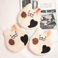 thumbnail image 3 of Sunjoy Tech Cartoon Cat Wool Felt Coaster Heat resistant Water Absorbent Non slip Table Kitchen Countertop Drink Coffee Tea Cup Holder Decoration, 3 of 8
