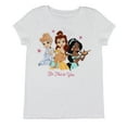 thumbnail image 2 of Disney Princess Cinderella Belle Jasmine Be True To You Graphic Print T-Shirt, 2 of 7