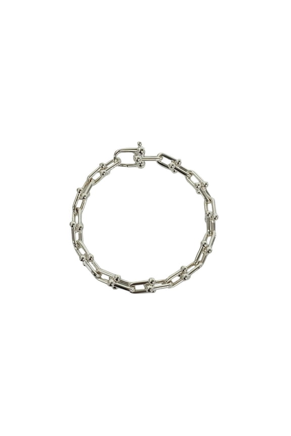 Pre-Owned TIFFANY&Co. Tiffany HardWear Small Link Bracelet, Sterling Silver 925, Accessory,...