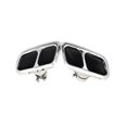 thumbnail image 3 of Car Muffler Rear Tips Trim Replace Exhaust Tips For Sport 2014-2021 Silver, 3 of 5