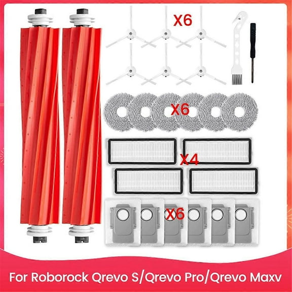 Accessories Kit for Roborock Qrevo S/Qrevo Pro/Qrevo Maxv Robot