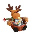 thumbnail image 1 of Billuyoard Cesta de mimbre de caramelo tejida a mano de Navidad, caja de embalaje de regalo, cesta de fruta de Papá Noel de dibujos animados, Kits de decoración para fiestas Numero 3, 1 of 6