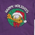 thumbnail image 2 of Garfield - Happy Holidays Wreath Christmas - Men's Short Sleeve Graphic T-Shirt, 2 of 4