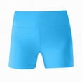 thumbnail image 6 of mgoYE Girls Athletic Shorts Kids Dance High Waisted Yoga Short for Bike Gym Volleyball Running(Blue,13-14 Years), 6 of 6