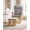 Natural Wood and Dove Gray Fabric, variant on Suite Bebe Contempo Wooden Nursery Rocking Chair with Ottoman, Baby Nursing Glider Rocker, White/Dove Gray