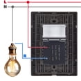 thumbnail image 2 of Atenuador de Pared con Placa Inoxium1DSilver 1Pza Dimmer 127VCA 60Hz Plateado Acero Inoxidable/PC., 2 of 3