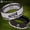 Silver, variant on Soccer Tungsten Carbide Ring