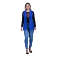 thumbnail image 1 of Chaleco Bléiser Mujer Frente Abierto Vestir Elegante Casual, 1 of 5
