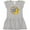 AC-Heather Grey, variant on Inktastic My Mimi Loves Me with Sunflower Wreath Girls Toddler Dress