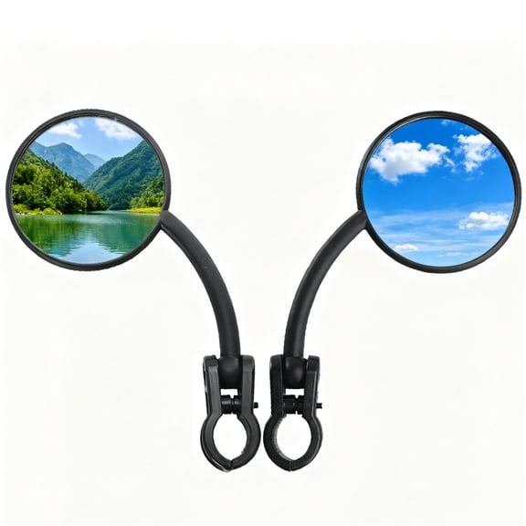 Universal 22mm Bike Handlebar Mirrors Motorcycle Rear View Mirror Handle Bar E-Bike Back Sight Rearview Motorcycle Mirror