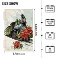 thumbnail image 3 of Wirebound Notebook Hardcover Spiral Notebooks Old Train with Flowers, 60 Pages, 80 GSM, 5.7 x 8.3in, 3 of 6
