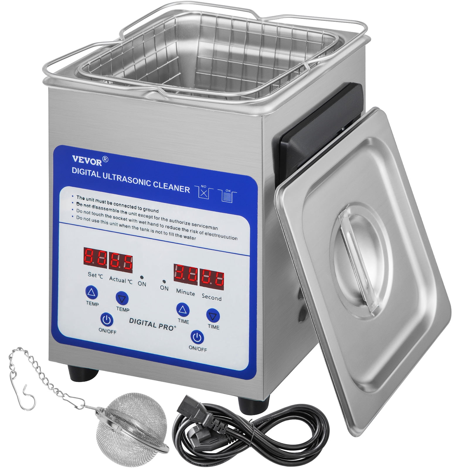 Tools Tool Parts VEVOR 22L Ultrasonic Cleaner LaveDishes Portable
