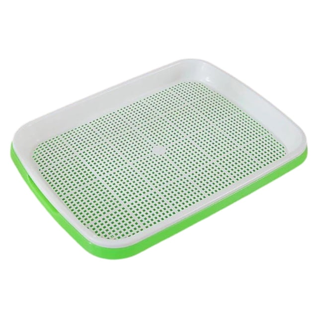 SIfdSeng Sprout Germination Tray Hydroponic Growing for Wheatgrass Soilless Vegetable Planter
