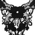 thumbnail image 3 of Bordado De Flores Collar De Cuello Adorno Recorte Negro Apliques Macarena Bordado Collar Escotado, 3 of 8