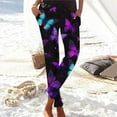 thumbnail image 6 of Bovemsi Women's Casual Pants Women Print Harem Trousers Slip On Boho Beach Lightweight Loose With Pockets for Travel, 6 of 7