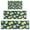 Yellow Lemon Fruit, variant on Beige and White Checkerboard Pattern Kitchen Rugs Sets Of 3,Kitchen Runner Rugs Non Skid Washable,Decorative Kitchen Floor Mats for Kitchen,Sink,Laundry,17"x30"+ 17"x47" + 17"x59"
