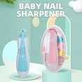 thumbnail image 2 of 1 piece 6 grinding heads multifunctional electric nail sharpener nail clippers anti-pinch meat gift (Pink), 2 of 7