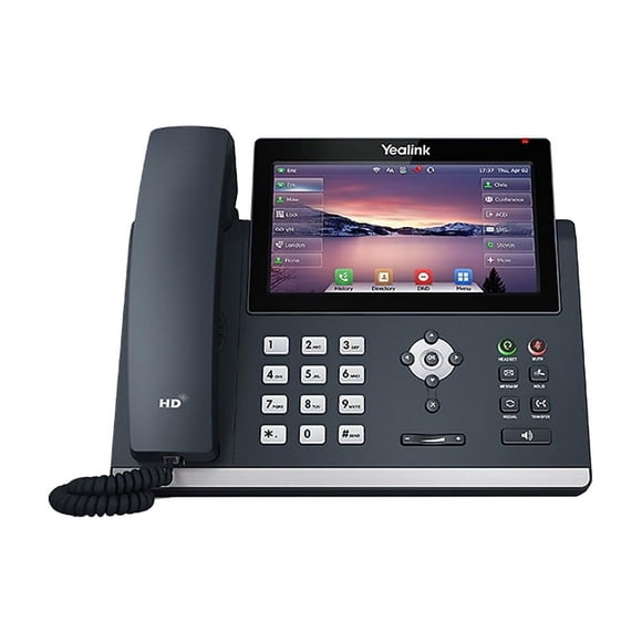 Teléfono IP Yealink T48U con pantalla táctil ultra elegante de 16 líneas