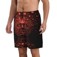 thumbnail image 2 of Tool Band Men's Swim Trunks Quick Dry Beach Board Shorts with Pockets Mesh Lining Bathing Suits, 2 of 7