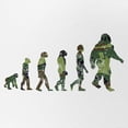 thumbnail image 2 of CafePress - Camouflage Bigfoot Evolution - Adjustable Unisex Printed Trucker Hat with Mesh Back, 2 of 8
