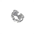 thumbnail image 1 of Jumpingount Anillo abierto para mujer, estético, elegante, Retro, nudillo, nupcial, boda, joyería de moda, baile, novia, hija, presente Ropa, zapatos y accesorios Miscelánea, 1 of 6