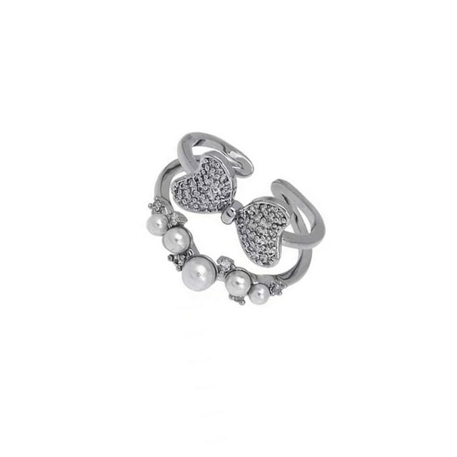 Jumpingount Anillo abierto para mujer, estético, elegante, Retro, nudillo, nupcial, boda, joyería de moda, baile, novia, hija, presente Ropa, zapatos y accesorios Miscelánea