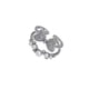 thumbnail image 2 of Jumpingount Anillo abierto para mujer, nudillo, aniversario nupcial, compromiso, perla, joyería de moda, Club, baile, viaje, esposa, novia, Ropa, zapatos y accesorios Miscelánea, 2 of 6