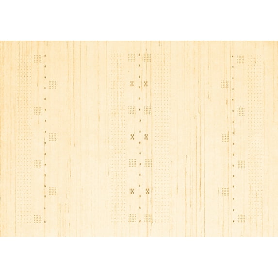 Ahgly Company Indoor Rectangle Solid Brown Modern Area Rugs, 8' x 12'