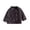 Dark Gray, variant on Ruyang Girls' Long Sleeve Knitted Bolero Cardigan Kids Button Closure Shrug Sweaters Cropped Jacket Crewneck Top Preppy Sweatshirt