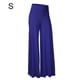 thumbnail image 3 of Qarigey Pantalones Pantalones de yoga de cintura alta Pantalones de mujer de pierna ancha Pantalones deportivos Ropa alta Prendas para la parte inferior del cuerpo Azul S Qarigey AP002098-22, 3 of 4