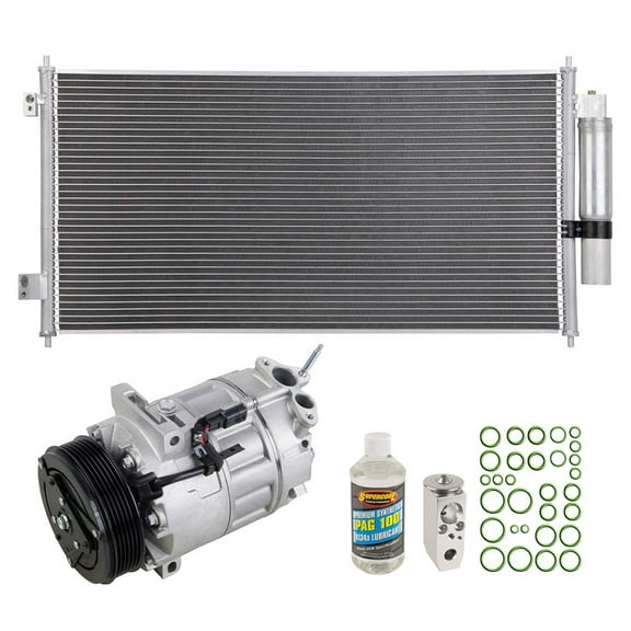 A/C Kit w/ AC Compressor Condenser & Drier For Nissan Sentra 2.0L 2007 2008 2009 2010 2011 2012 - BuyAutoParts