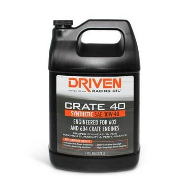 Driven Racing Oil Crate 40 10w40 Synthetic Oil 1 Gallon