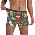thumbnail image 2 of Kdxio Men's Boxer Briefs with Cute Animal Forest Print - Comfortable and Breathable Underwear for Everyday Wear, 2 of 7