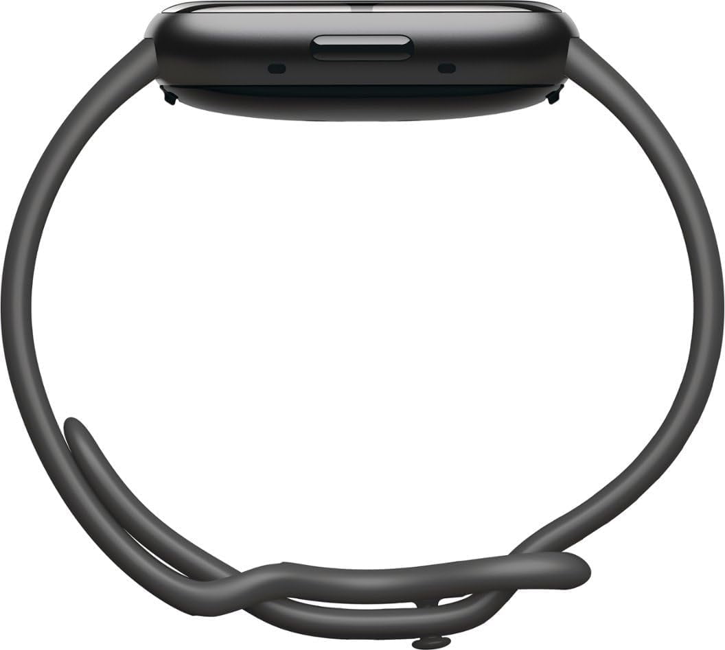 Fitbit Sense 2 Advanced Health and Fitness Smartwatch with Tools to Manage Stress and Sleep, ECG App, SpO2, 24/7 Heart Rate and GPS, Shadow Grey/Graphite, One Size (S & L Bands Included)