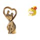 thumbnail image 1 of Figura decorativa de pareja romántica con serpiente de dibujos animados, estatua de resina, adorno decorativo para aniversario, Valentín y decorac, 1 of 8