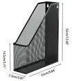 thumbnail image 5 of Gieenan Metal Wire Mesh Wall Mounted Magazine File Holder Paper Book Document Storage Rack Shelf Home Office Desktop Organizer, 5 of 10